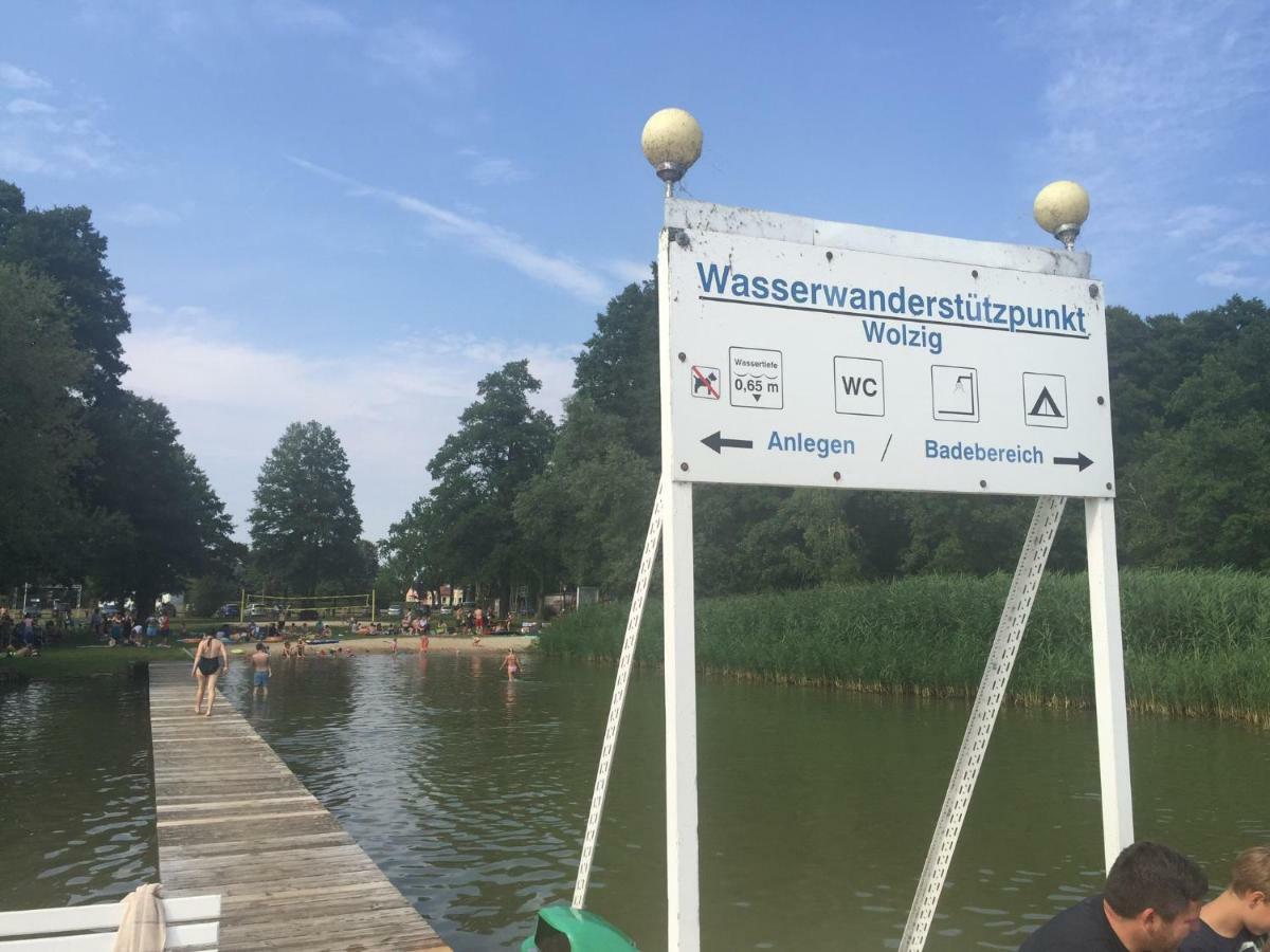 Ferienwohnung Vor Den Toren Berlins Heidesee Buitenkant foto